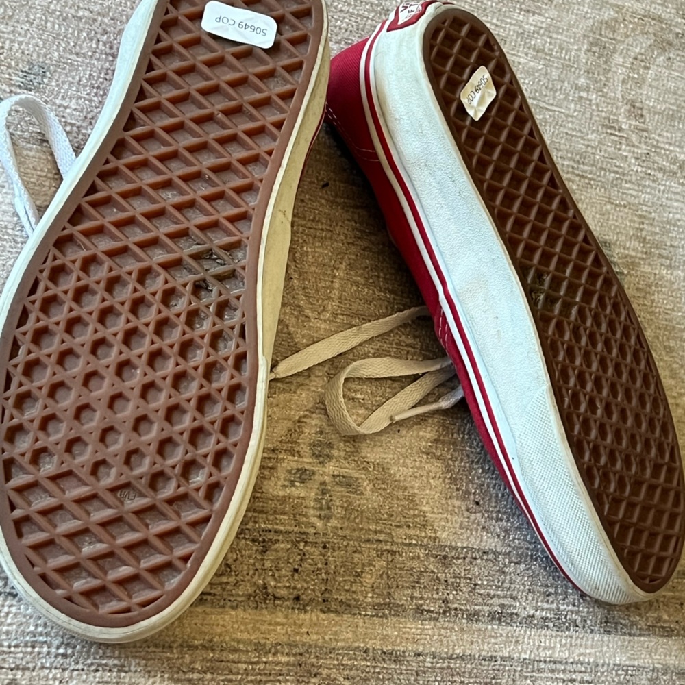 Red Vans - Picture 6 of 7